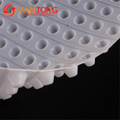 HDPE PP virgin Recycle High Strength 10mm Dimple Height Drainage Board pour les tunnels et les métros