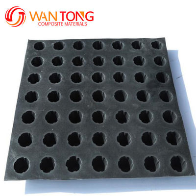 HDPE PP virgin Recycle High Strength 10mm Dimple Height Drainage Board pour les tunnels et les métros