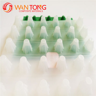 HDPE PP virgin Recycle High Strength 10mm Dimple Height Drainage Board pour les tunnels et les métros
