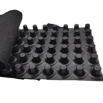 Plaque de drainage composite en HDPE de 10 à 15 m de longueur pour bâtiments et constructions à moindre coût