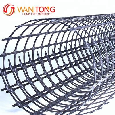 1-6m de largeur Géogrides de plastique biaxial Géocomposites La solution ultime pour la construction de routes