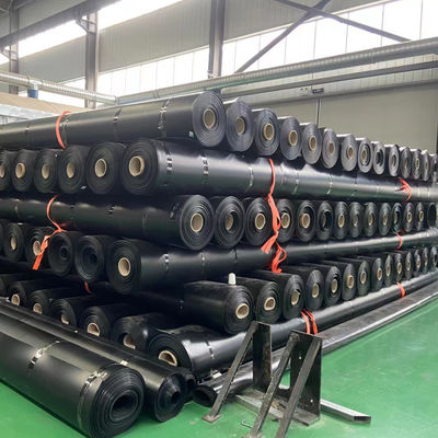 Noir Blanc Vert Bleu GB/ASTM GRI-GM13 Géomembrane HDPE standard LDPE LLDPE PVC EPDM
