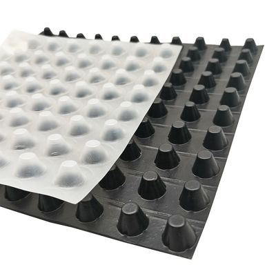 Produits de terrassement 8 mm plaque de drainage en HDPE avec cavité avec certification ISO9001