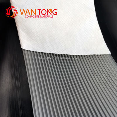 4 mm Hauteur PP PE Géotextiles Type Drainage vertical préfabriqué PVD Drainage en carton plastique