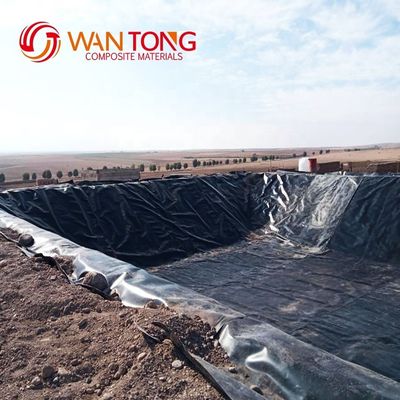 Géomembrane en HDPE pour le projet de barrage selon les exigences du client