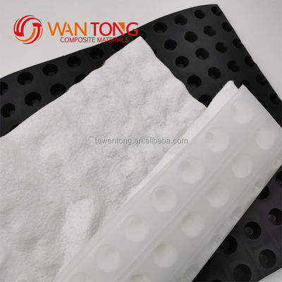 Protection supérieure du toit en HDPE avec géotextile de hauteur de 8 mm à 60 mm