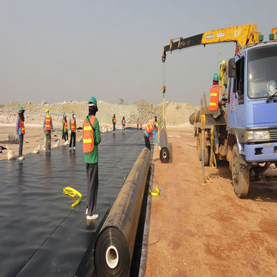 30mil HDPE plastique étang d'étang géomembrane liner imperméable à l'eau membrane pour étang de poisson polyvalent