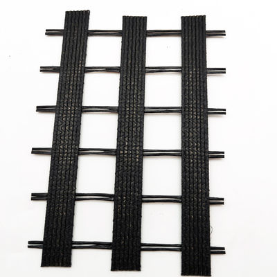 Construction de routes 50kn 80kn 100kn Polyester Pet Géogrid épaisseur 0,2 mm-4 mm