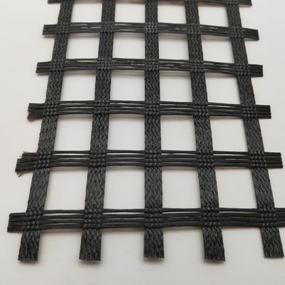 100-100 kn de haute résistance à la traction Géogrids pour le renforcement des pavés d'asphalte en jaune