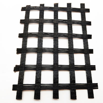 Solidification de la chaussée polyester biaxial 80-80 PET Géogrid pour le style de conception chinois