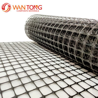 Style de conception chinois 50-50kn/M PP Géogrides en plastique biaxial pour le renforcement des chemins de fer et des aéroports