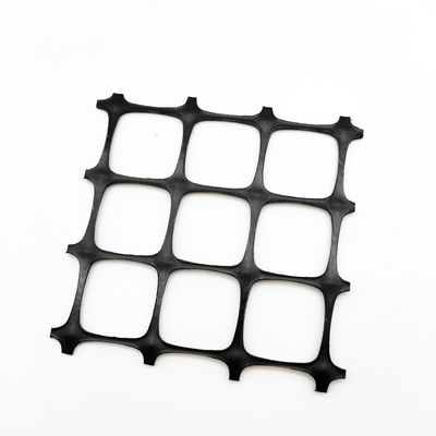 Réseau géographique en plastique biaxial en PP pour la construction de routes et les murs de renforcement de voies de mines