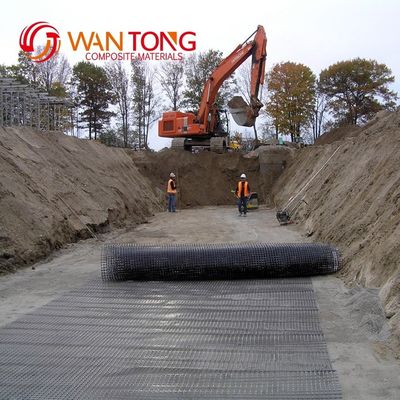 Réseau géographique bi-directionnel bi-axiale en plastique en PP 20kn 30kn 40kn pour le renforcement de la base de la route