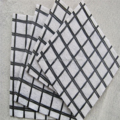 PP plastique géogrid composite PET géotextile non tissé pour le renforcement de ponts et de tunnels