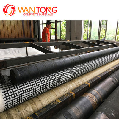 PP plastique géogrid composite PET géotextile non tissé pour le renforcement de ponts et de tunnels