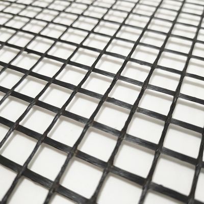 Solidification du sol bi-axiale Polyester 80-80 PET Géogrid pour la stabilisation du sol