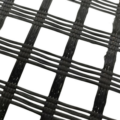 Solidification du sol bi-axiale Polyester 80-80 PET Géogrid pour la stabilisation du sol