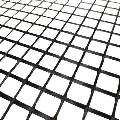 80-80 Géogrid PET pour la solidification du sol et la formation sur place