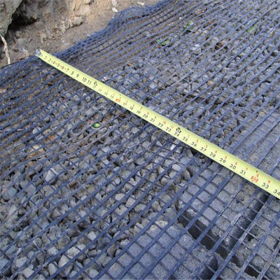 80-80 Géogrid PET pour la solidification du sol et la formation sur place