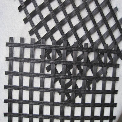 80-80 Géogrid PET pour la solidification du sol et la formation sur place