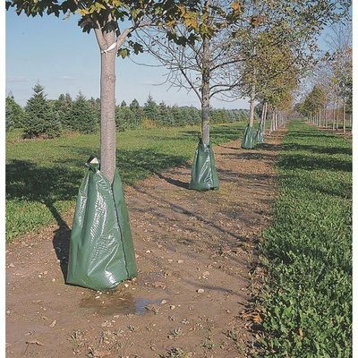 Plastique résistant aux intempéries UV 20gallon à libération lente Sac d'arbre d'arrosage en PVC avec 500gm/pièce