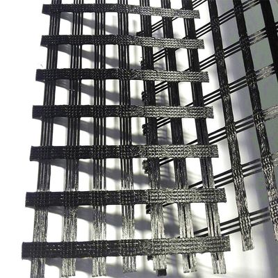 200-200kn Géogrid en fibre de verre Parfait pour la construction de routes et le renforcement des pavés