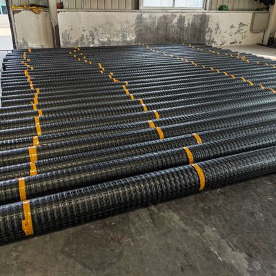 Installation sur site Haute résistance 30kN/m PP Géogrid bi-axiale pour la stabilisation de l'allée