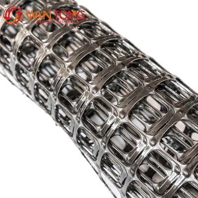 Réseau géo-biaxial en plastique de 20 kn-20 kn pour la stabilisation du sol/la stabilisation renforcée de la pente de la route