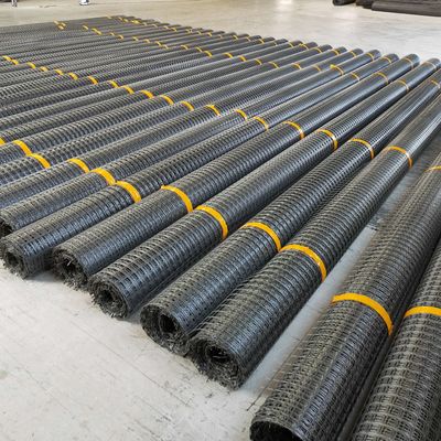 Autoroutes et routes de polypropylène géogrid 50 m de longueur et durable pour les projets de construction