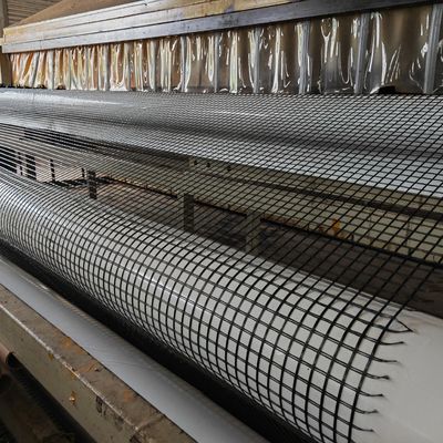Réseau géographique en polyester tricoté à la couture pour entrepôts Bi-axial/ Uniaxial avec CE / ISO9001