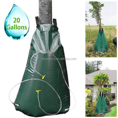 Sac d'arrosage à libération lente en PVC de 75L pour l'irrigation des arbres