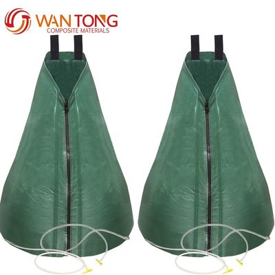 Sac d'arrosage à libération lente avec deux tuyaux de drainage 20 gallons Sac d'eau en PVC 500 grammes